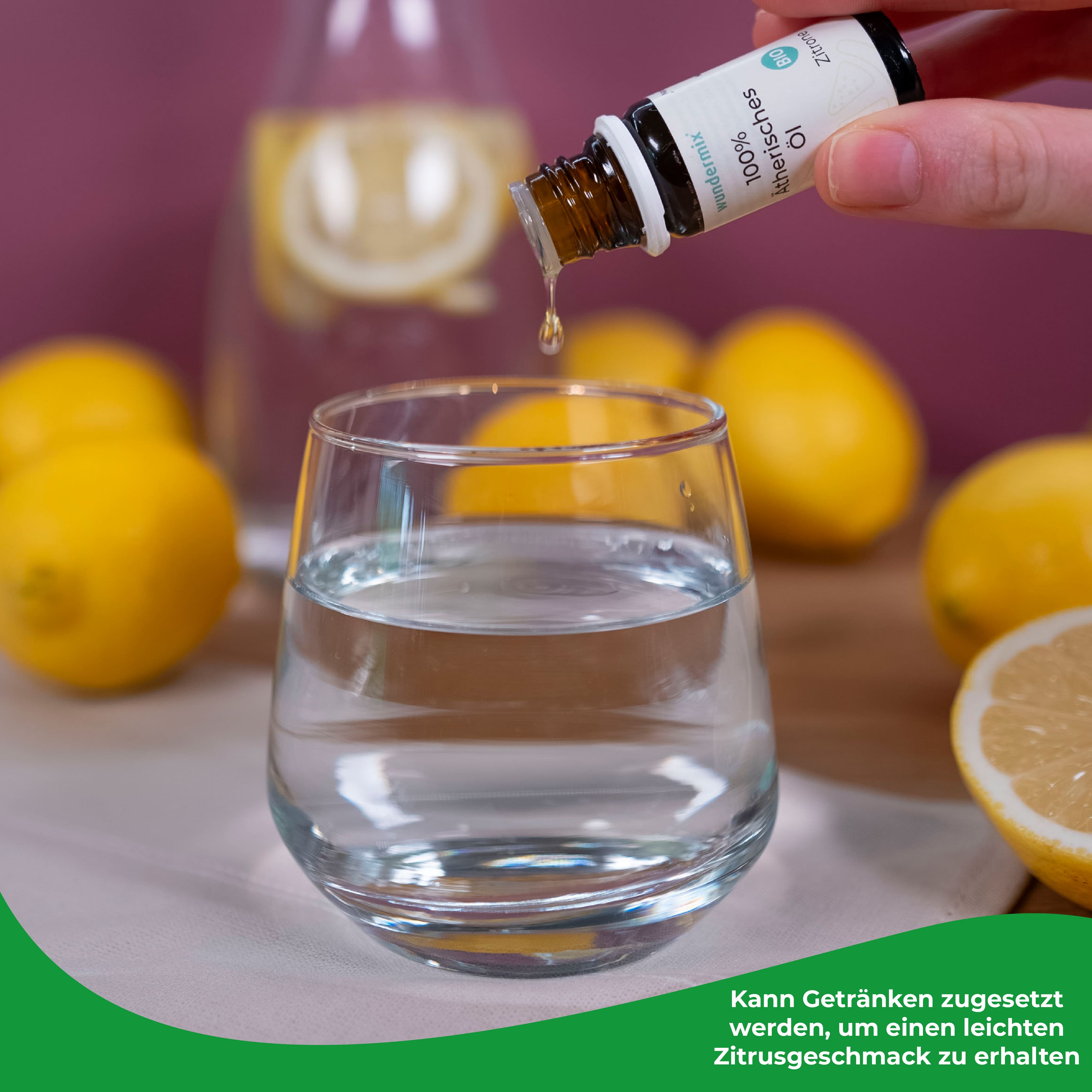 Ätherisches Zitronenöl in Bio-Qualität